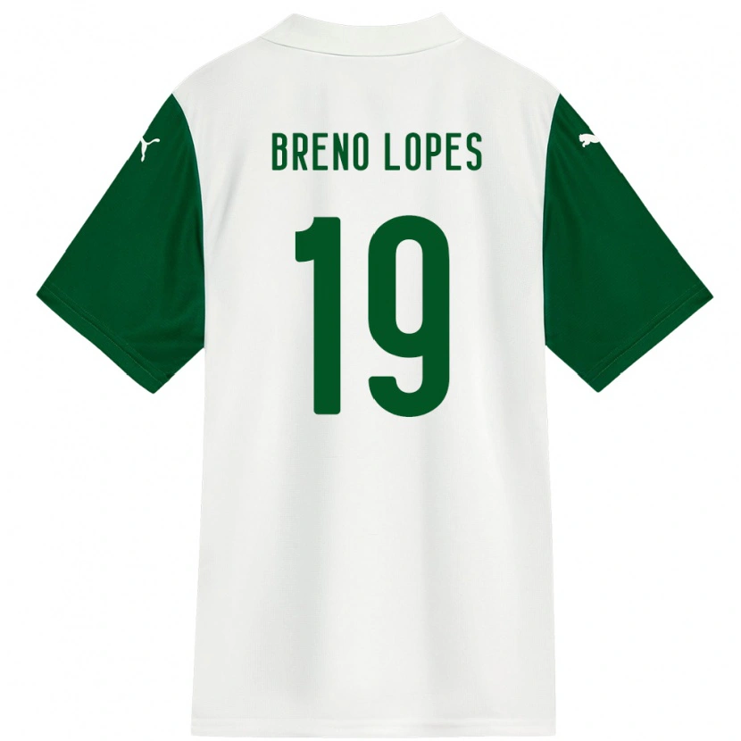 Danxen Dětské Breno Lopes #19 Zelená Bílá Daleko Hráčské Dresy 2025/26 Dres