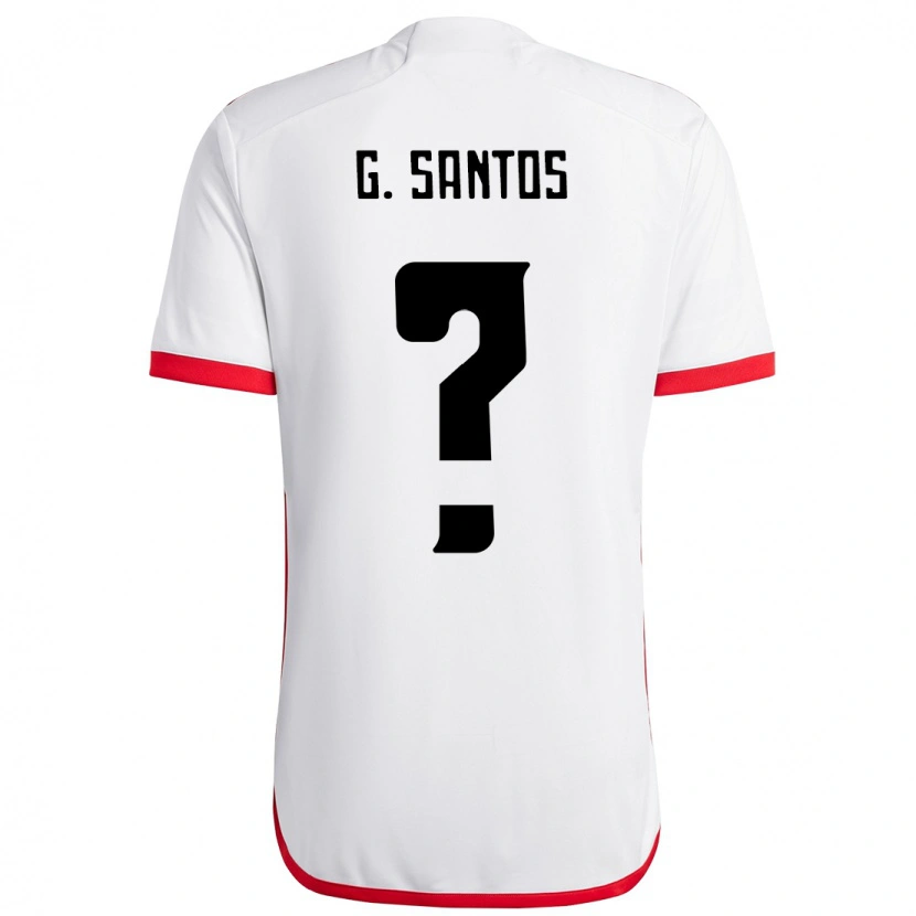 Danxen Dětské Guilherme Santos #0 Červená Černá Daleko Hráčské Dresy 2025/26 Dres