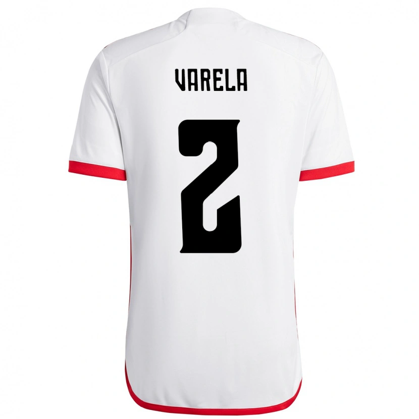 Danxen Dětské Guillermo Varela #2 Červená Černá Daleko Hráčské Dresy 2025/26 Dres
