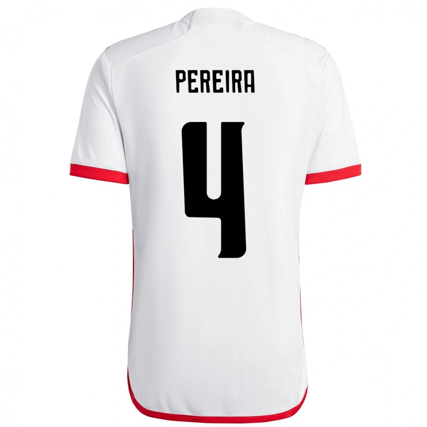 Danxen Dětské Léo Pereira #4 Červená Černá Daleko Hráčské Dresy 2025/26 Dres