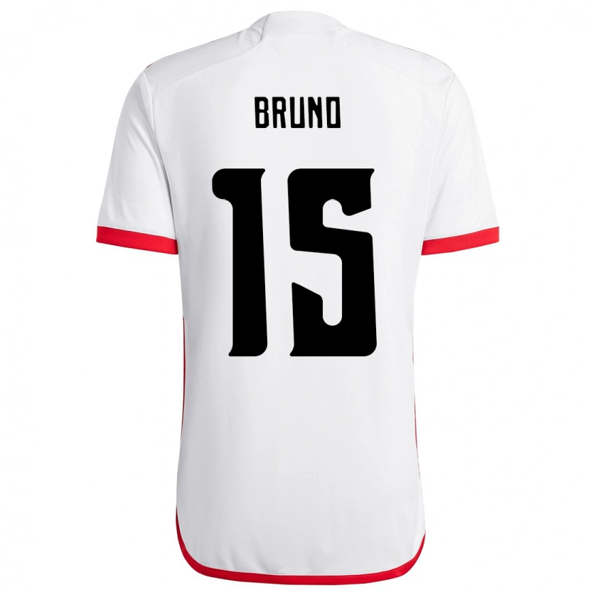 Danxen Dětské Fabrício Bruno #15 Červená Černá Daleko Hráčské Dresy 2025/26 Dres