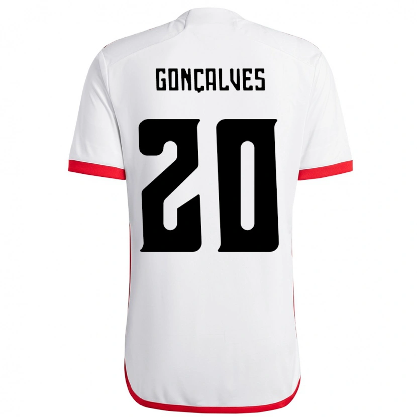 Danxen Dětské Matheus Gonçalves #20 Červená Černá Daleko Hráčské Dresy 2025/26 Dres