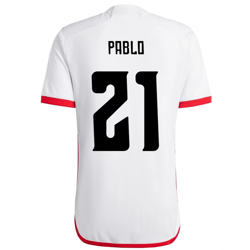 Danxen Dětské Pablo #21 Červená Černá Daleko Hráčské Dresy 2025/26 Dres
