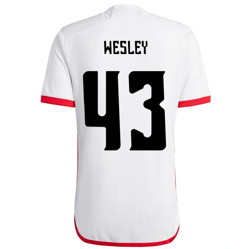 Danxen Dětské Wesley #43 Červená Černá Daleko Hráčské Dresy 2025/26 Dres