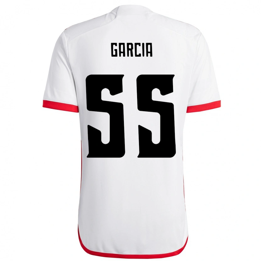 Danxen Dětské Caio Garcia #55 Červená Černá Daleko Hráčské Dresy 2025/26 Dres