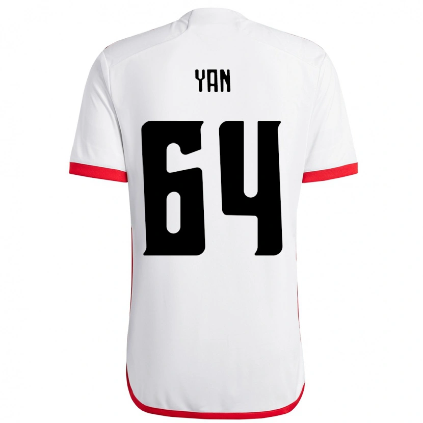 Danxen Dětské Wallace Yan #64 Červená Černá Daleko Hráčské Dresy 2025/26 Dres