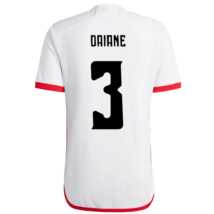 Danxen Dětské Daiane #3 Červená Černá Daleko Hráčské Dresy 2025/26 Dres