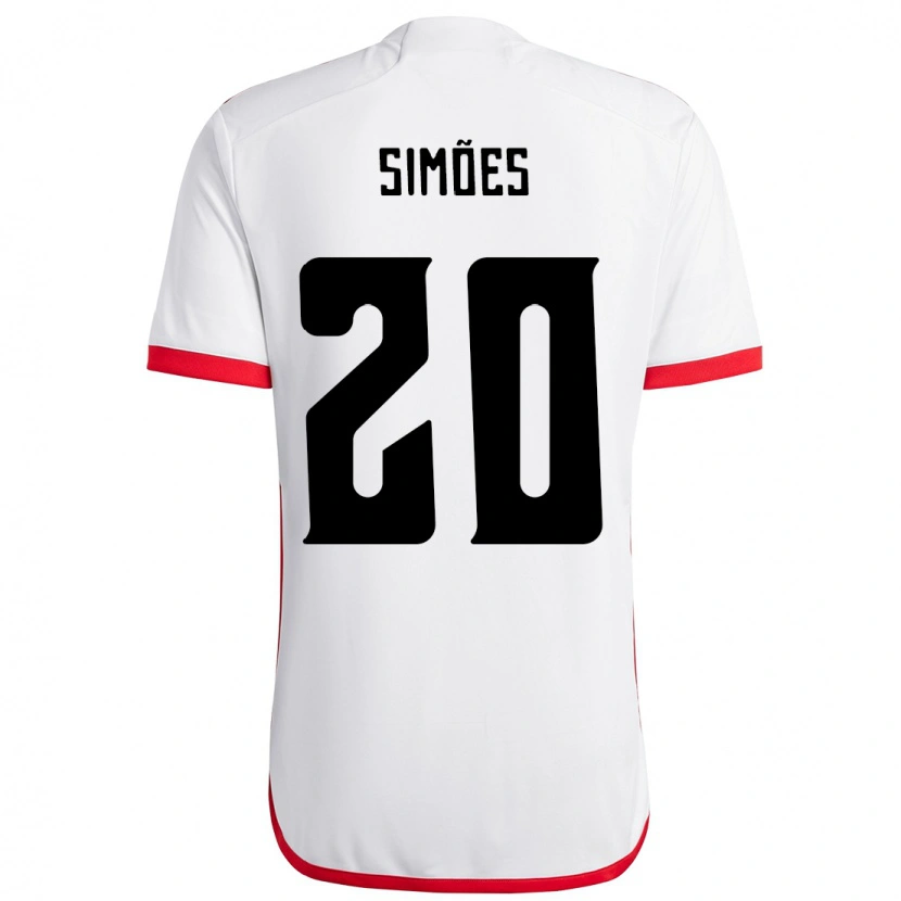 Danxen Dětské Fabi Simões #20 Červená Černá Daleko Hráčské Dresy 2025/26 Dres