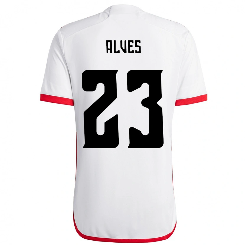 Danxen Dětské Karol Alves #23 Červená Černá Daleko Hráčské Dresy 2025/26 Dres