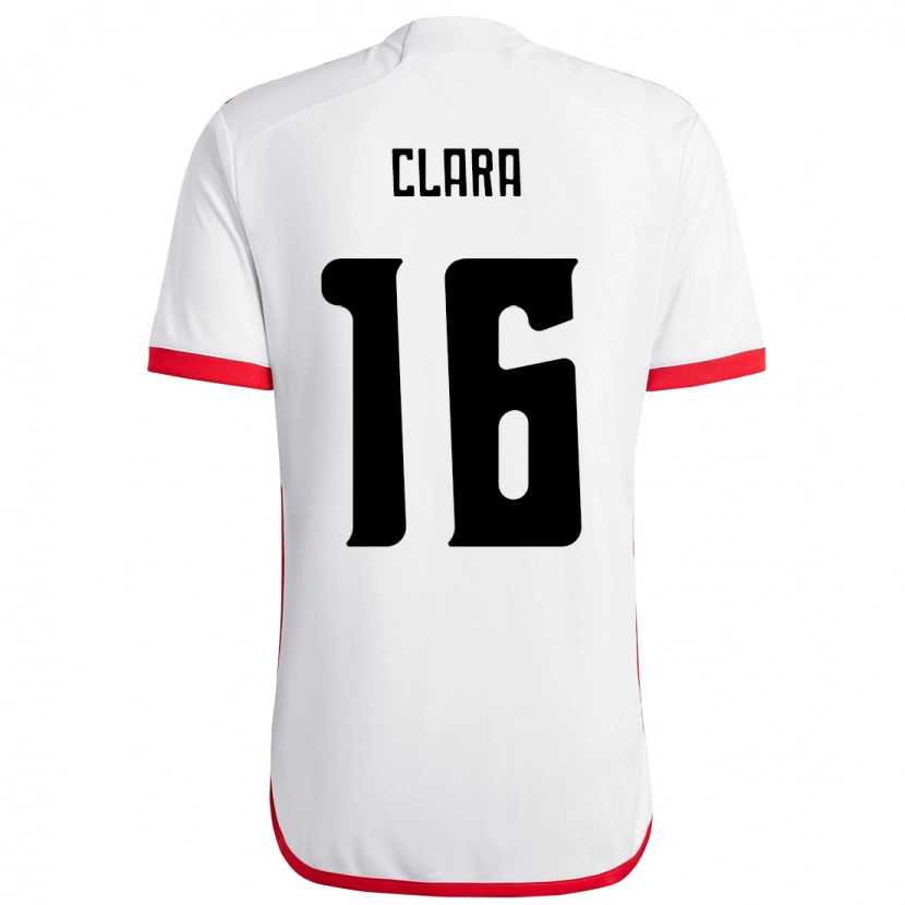 Danxen Dětské Ana Clara #16 Červená Černá Daleko Hráčské Dresy 2025/26 Dres