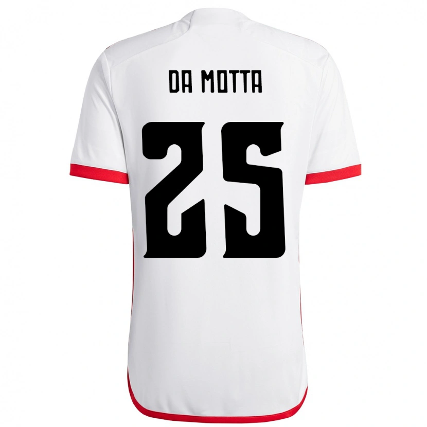 Danxen Dětské Piris Da Motta #25 Červená Černá Daleko Hráčské Dresy 2025/26 Dres