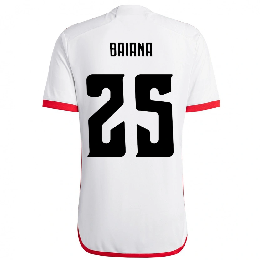 Danxen Dětské Larissa Baiana #25 Červená Černá Daleko Hráčské Dresy 2025/26 Dres