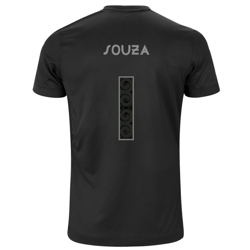 Danxen Dětské Hugo Souza #1 Bílá Černá Daleko Hráčské Dresy 2025/26 Dres