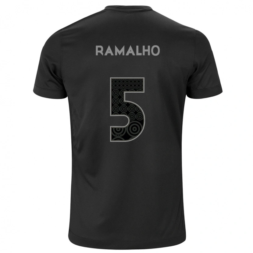 Danxen Dětské André Ramalho #5 Bílá Černá Daleko Hráčské Dresy 2025/26 Dres