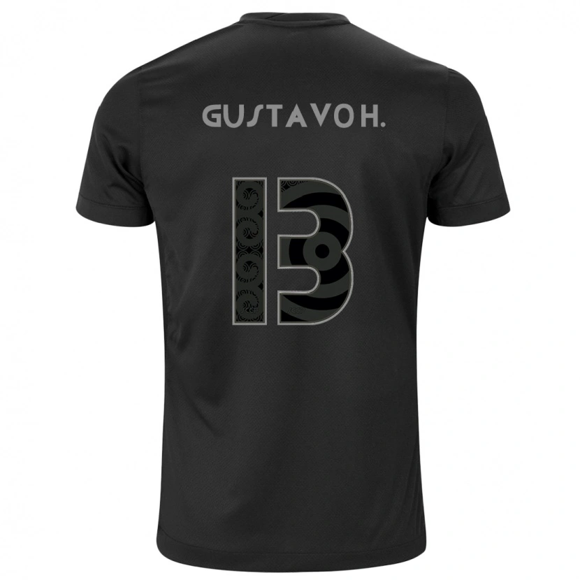 Danxen Dětské Gustavo Henrique #13 Bílá Černá Daleko Hráčské Dresy 2025/26 Dres