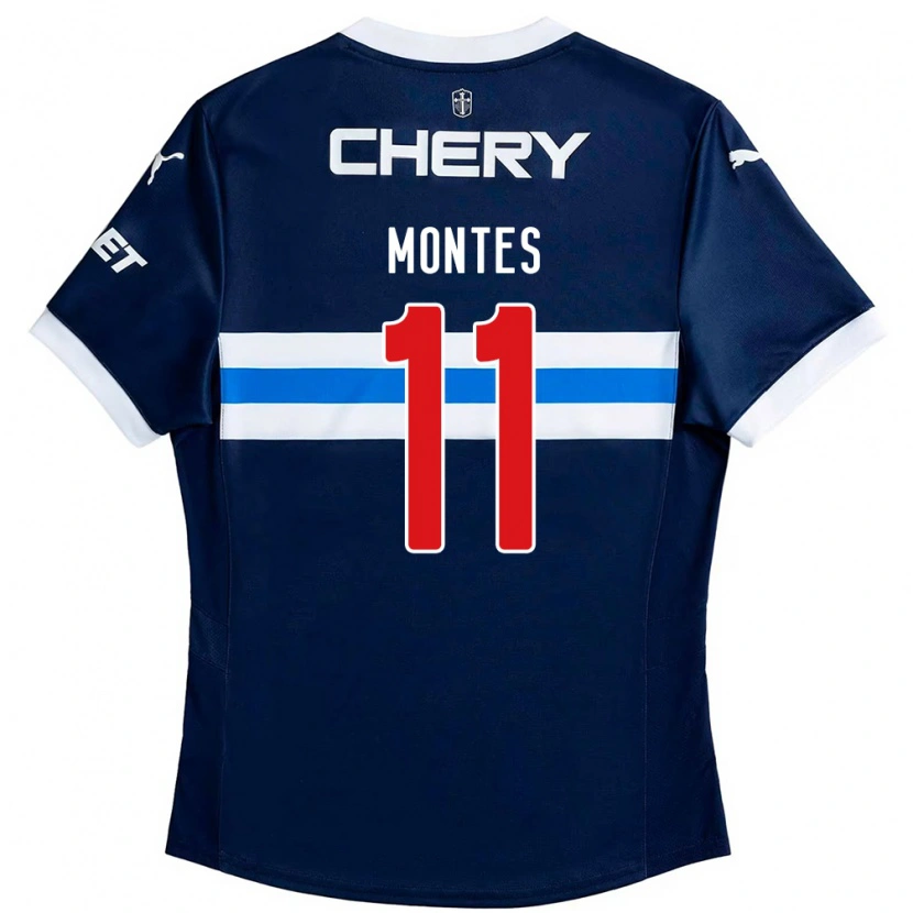 Danxen Dětské Clemente Montes #11 Černá Modrá Daleko Hráčské Dresy 2025/26 Dres