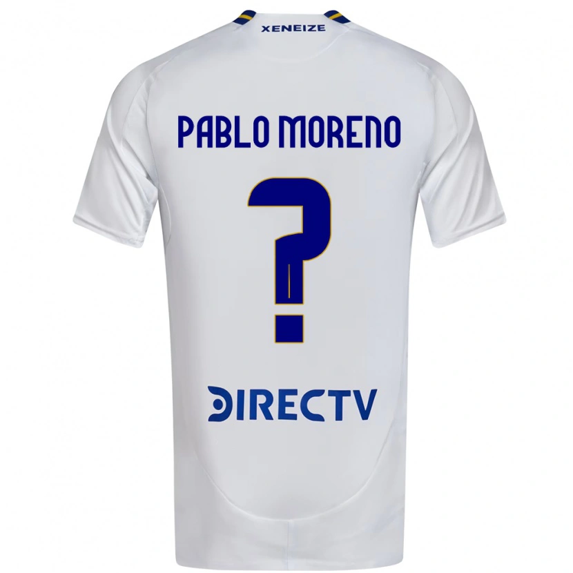 Danxen Dětské Juan Pablo Moreno #0 Královská Modrá Žlutá Daleko Hráčské Dresy 2025/26 Dres