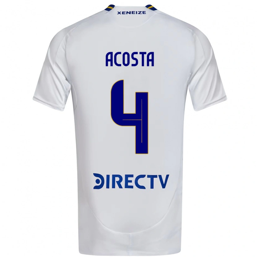 Danxen Dětské Natan Acosta #4 Královská Modrá Žlutá Daleko Hráčské Dresy 2025/26 Dres