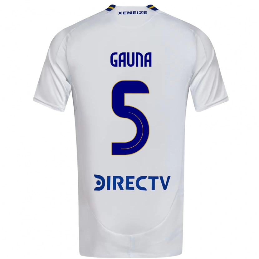 Danxen Dětské Santiago Gauna #5 Královská Modrá Žlutá Daleko Hráčské Dresy 2025/26 Dres