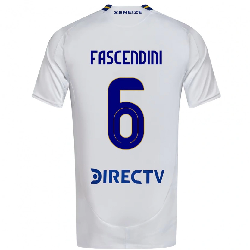 Danxen Dětské Valentin Fascendini #6 Královská Modrá Žlutá Daleko Hráčské Dresy 2025/26 Dres