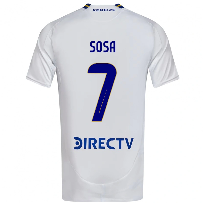 Danxen Dětské Elián Sosa #7 Královská Modrá Žlutá Daleko Hráčské Dresy 2025/26 Dres
