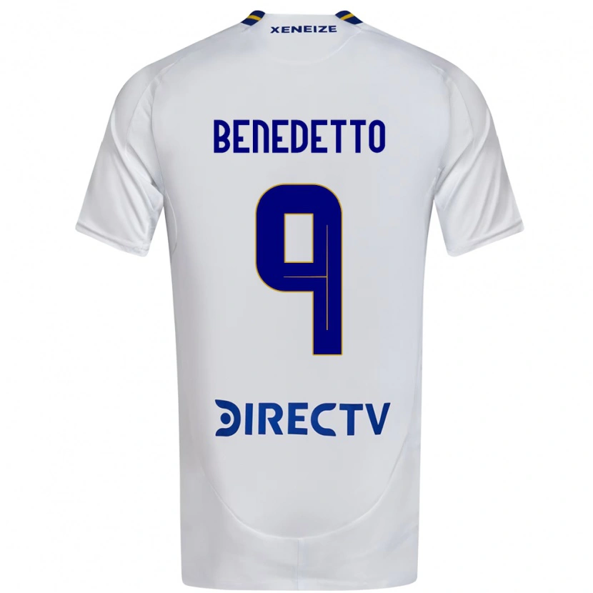 Danxen Dětské Dario Benedetto #9 Královská Modrá Žlutá Daleko Hráčské Dresy 2025/26 Dres
