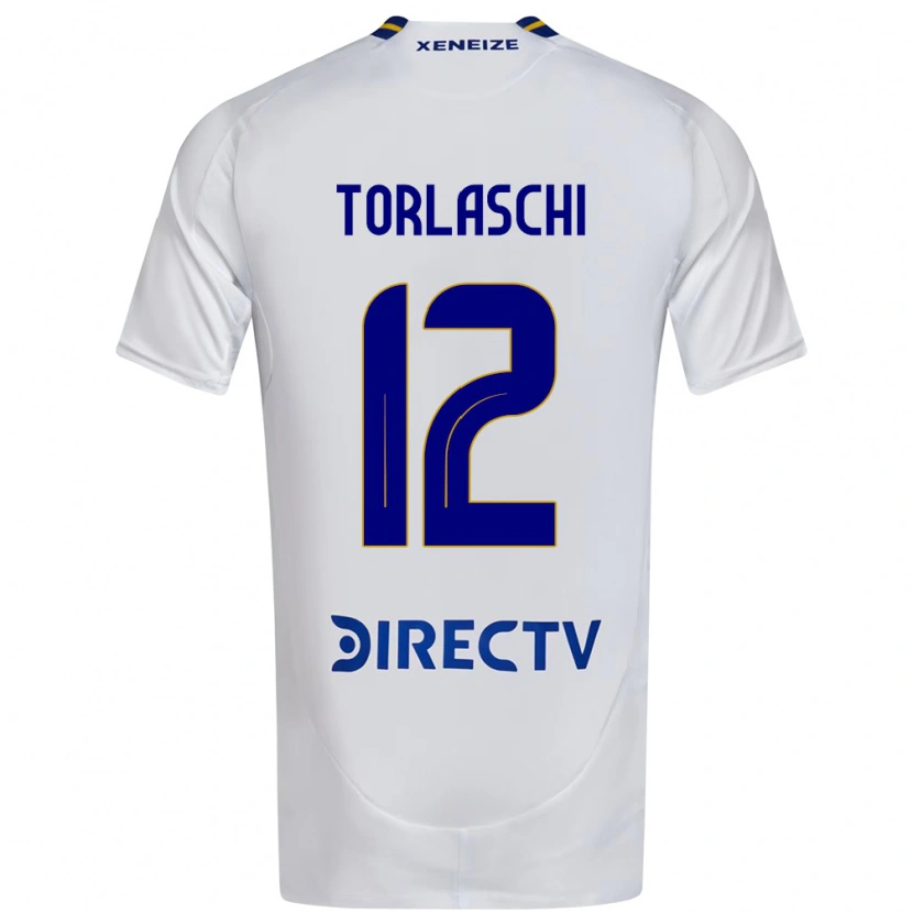 Danxen Dětské Lucas Torlaschi #12 Královská Modrá Žlutá Daleko Hráčské Dresy 2025/26 Dres