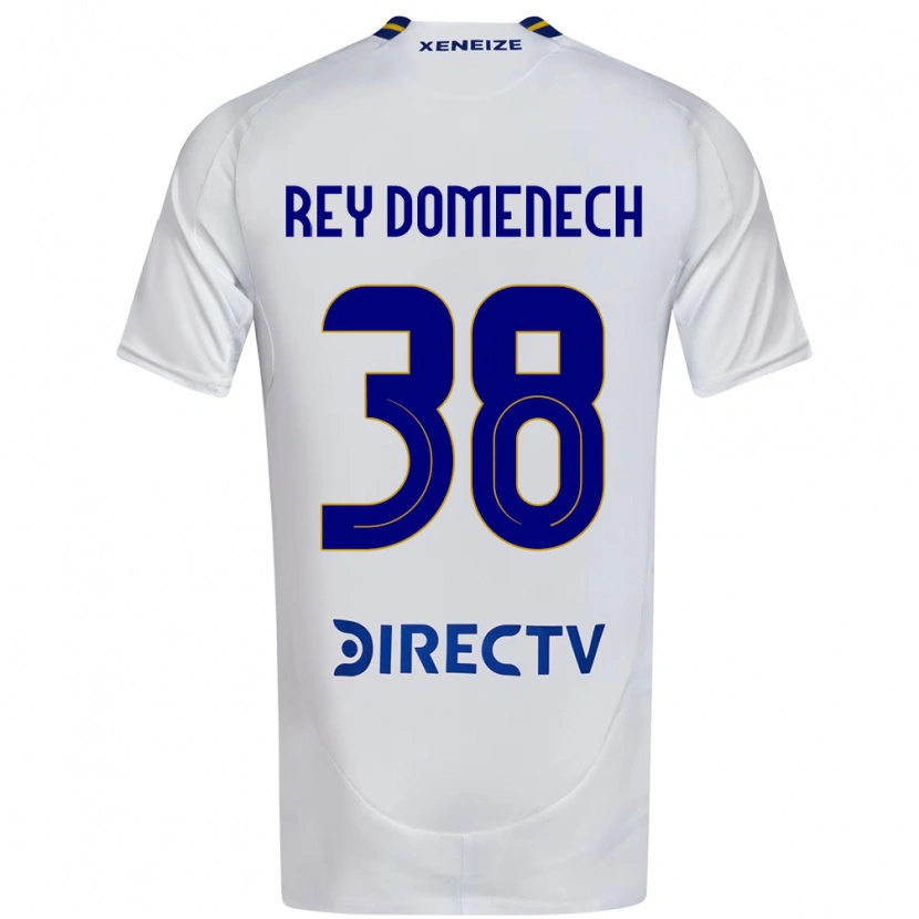 Danxen Dětské Camilo Rey Domenech #38 Královská Modrá Žlutá Daleko Hráčské Dresy 2025/26 Dres