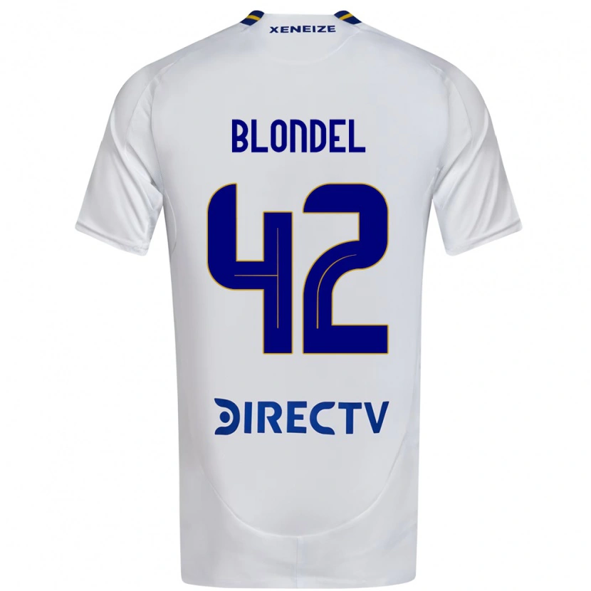 Danxen Dětské Lucas Blondel #42 Královská Modrá Žlutá Daleko Hráčské Dresy 2025/26 Dres