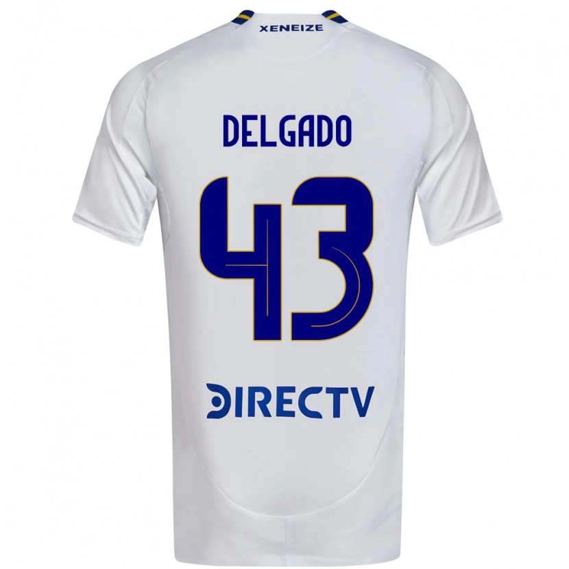 Danxen Dětské Milton Delgado #43 Královská Modrá Žlutá Daleko Hráčské Dresy 2025/26 Dres
