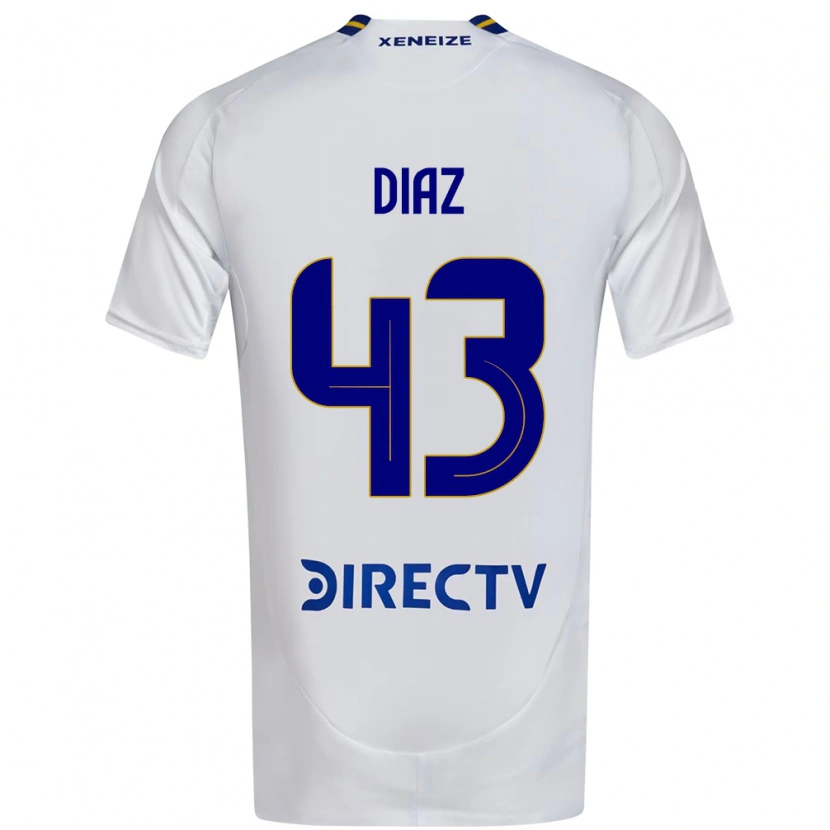 Danxen Dětské Tomas Diaz #43 Královská Modrá Žlutá Daleko Hráčské Dresy 2025/26 Dres