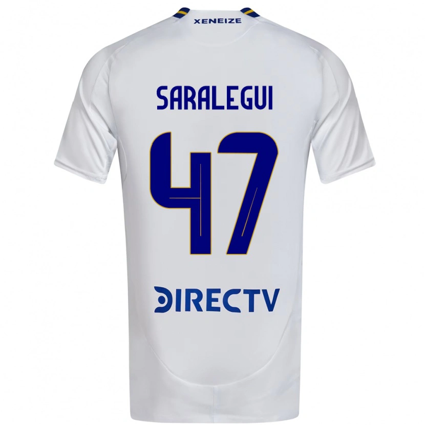Danxen Dětské Jabes Saralegui #47 Královská Modrá Žlutá Daleko Hráčské Dresy 2025/26 Dres