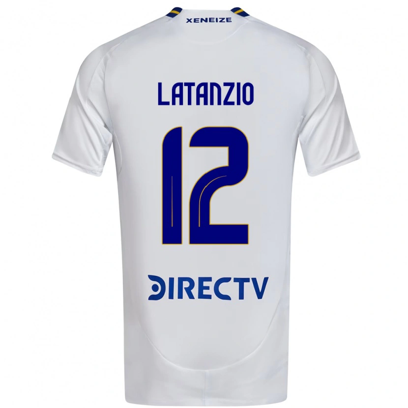 Danxen Dětské Florencia Latanzio #12 Královská Modrá Žlutá Daleko Hráčské Dresy 2025/26 Dres
