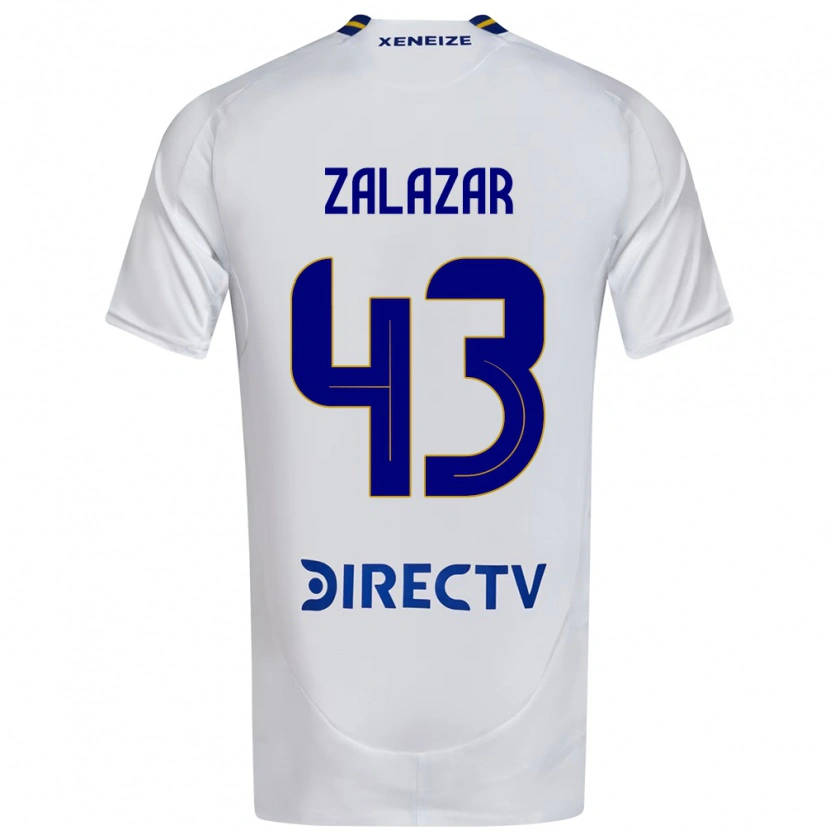Danxen Dětské Maximiliano Zalazar #43 Královská Modrá Žlutá Daleko Hráčské Dresy 2025/26 Dres