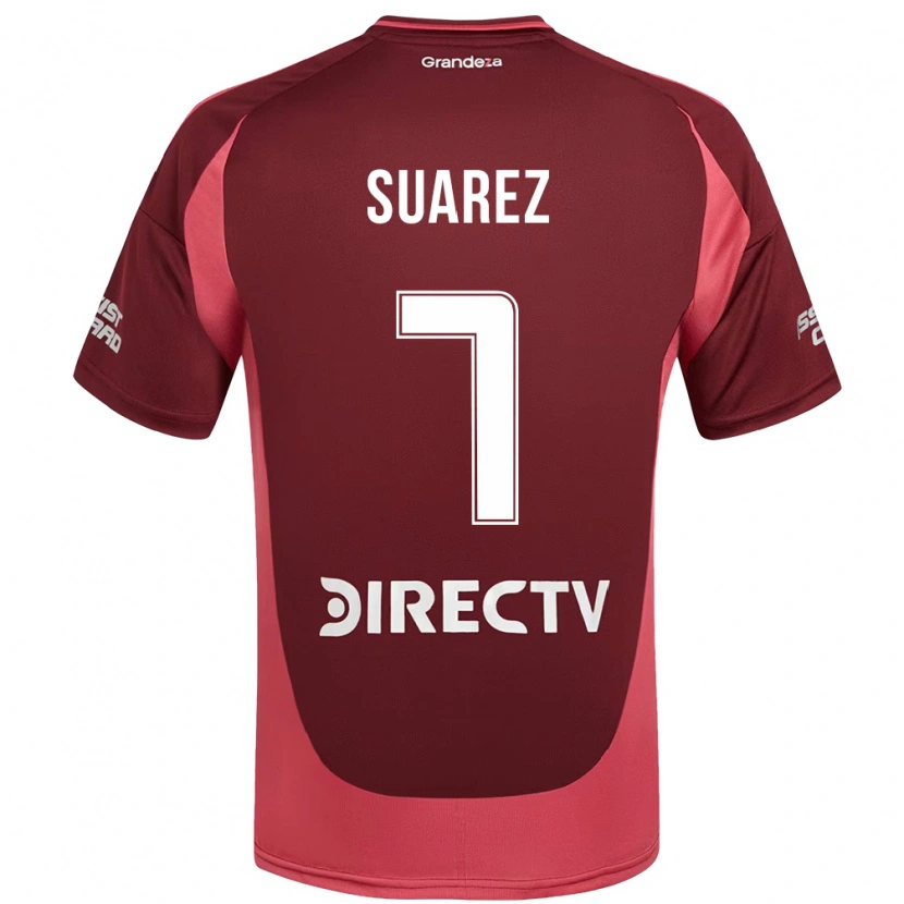 Danxen Dětské Matias Suarez #7 Bílá Červená Daleko Hráčské Dresy 2025/26 Dres