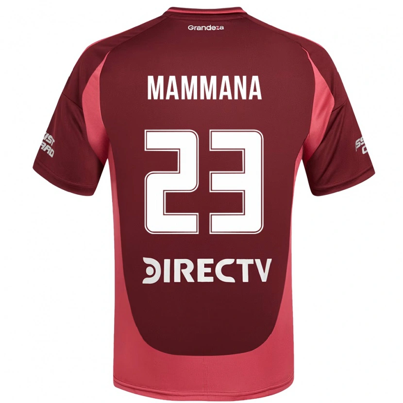 Danxen Dětské Emanuel Mammana #23 Bílá Červená Daleko Hráčské Dresy 2025/26 Dres
