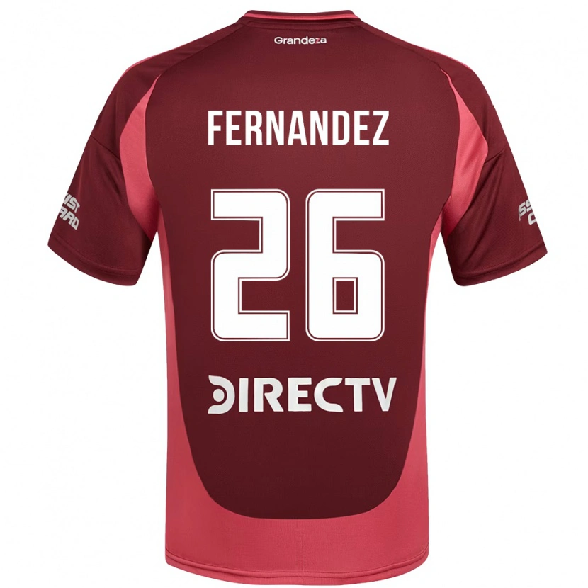 Danxen Dětské Nacho Fernández #26 Bílá Červená Daleko Hráčské Dresy 2025/26 Dres