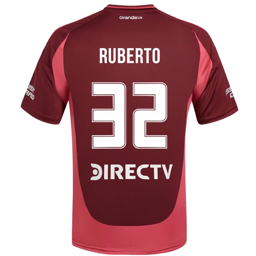 Danxen Dětské Agustín Ruberto #32 Bílá Červená Daleko Hráčské Dresy 2025/26 Dres
