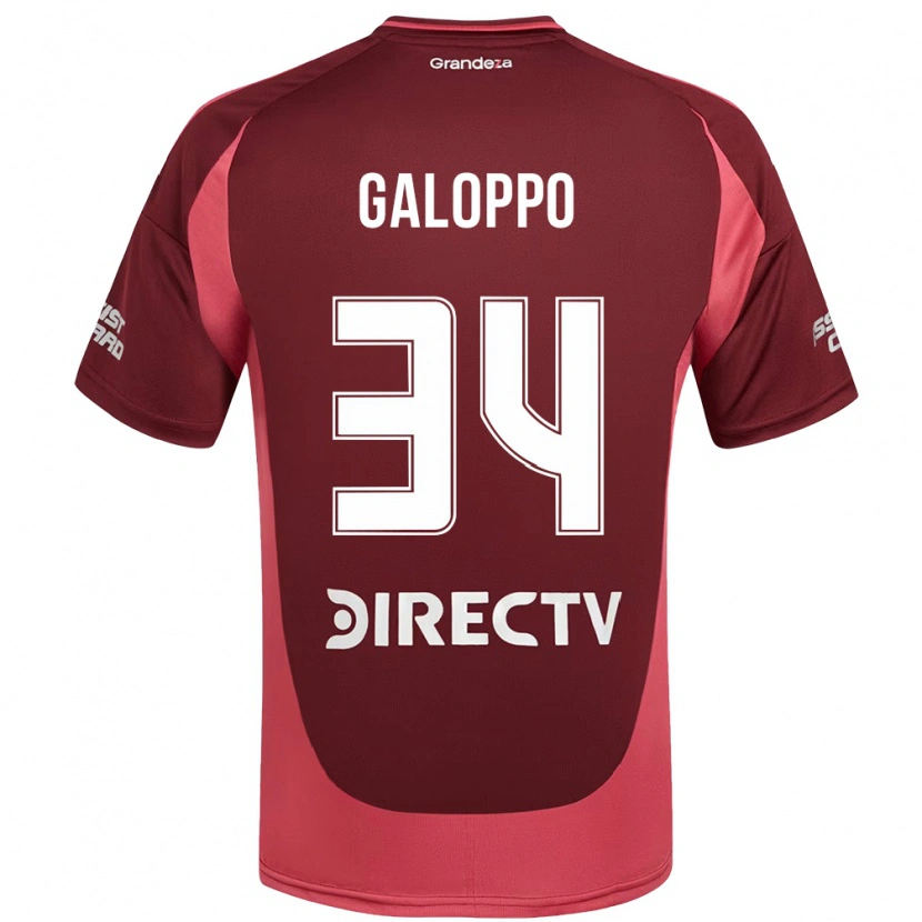 Danxen Dětské Giuliano Galoppo #34 Bílá Červená Daleko Hráčské Dresy 2025/26 Dres