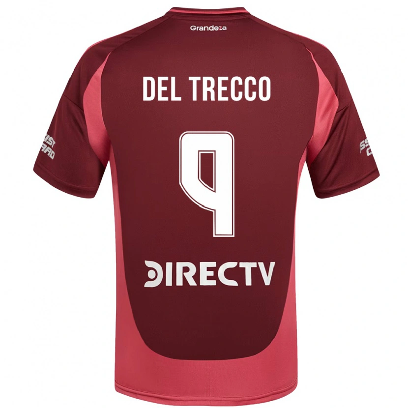 Danxen Dětské Martina Del Trecco #9 Bílá Červená Daleko Hráčské Dresy 2025/26 Dres