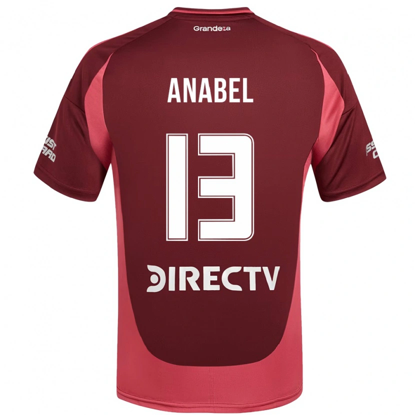 Danxen Dětské Giuliana Anabel González Ranzuglia #13 Bílá Červená Daleko Hráčské Dresy 2025/26 Dres