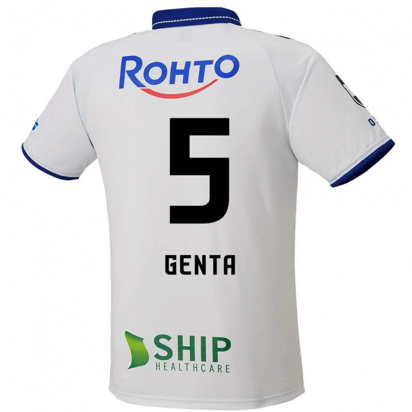 Danxen Dětské Genta Miura #5 Modrá Bílá Černá Daleko Hráčské Dresy 2025/26 Dres