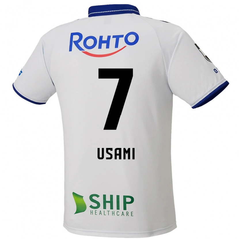 Danxen Dětské Takashi Usami #7 Modrá Bílá Černá Daleko Hráčské Dresy 2025/26 Dres