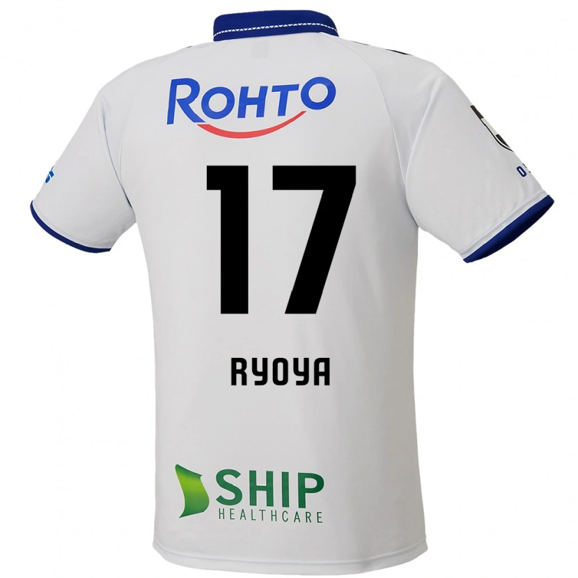 Danxen Dětské Ryoya Yamashita #17 Modrá Bílá Černá Daleko Hráčské Dresy 2025/26 Dres