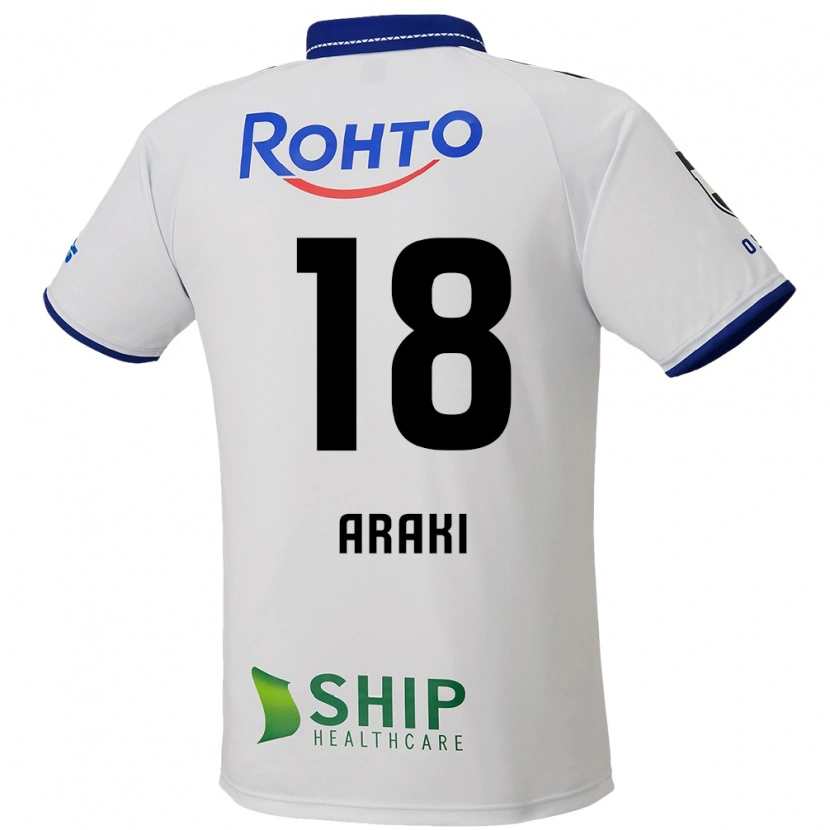 Danxen Dětské Rui Araki #18 Modrá Bílá Černá Daleko Hráčské Dresy 2025/26 Dres