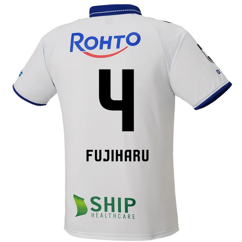 Danxen Dětské Hiroki Fujiharu #4 Modrá Bílá Černá Daleko Hráčské Dresy 2025/26 Dres