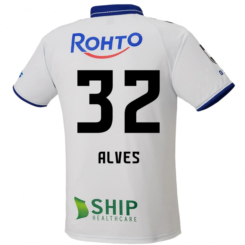 Danxen Dětské Tiago Alves #32 Modrá Bílá Černá Daleko Hráčské Dresy 2025/26 Dres