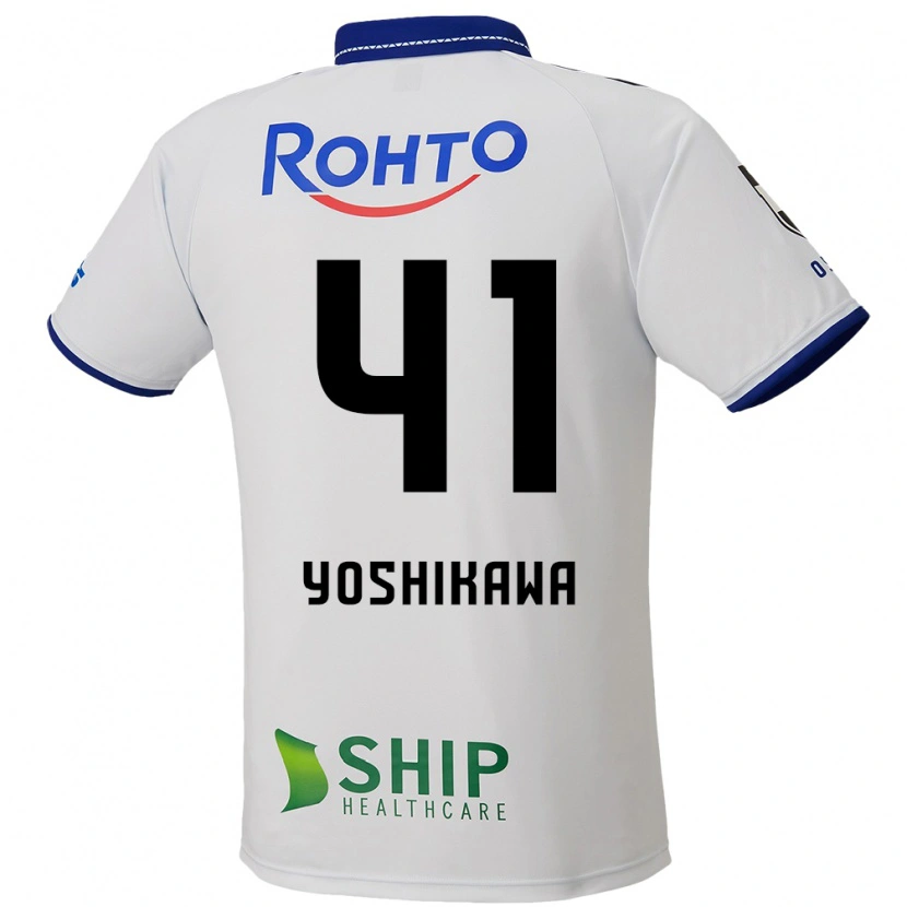 Danxen Dětské Naoki Yoshikawa #41 Modrá Bílá Černá Daleko Hráčské Dresy 2025/26 Dres