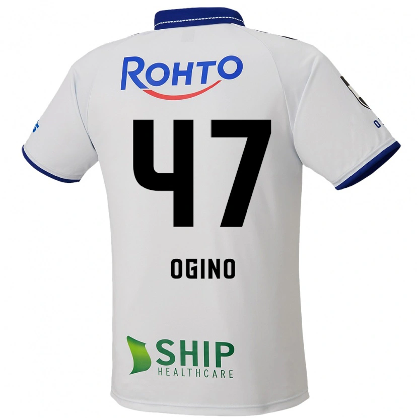Danxen Dětské Motonobu Ogino #47 Modrá Bílá Černá Daleko Hráčské Dresy 2025/26 Dres