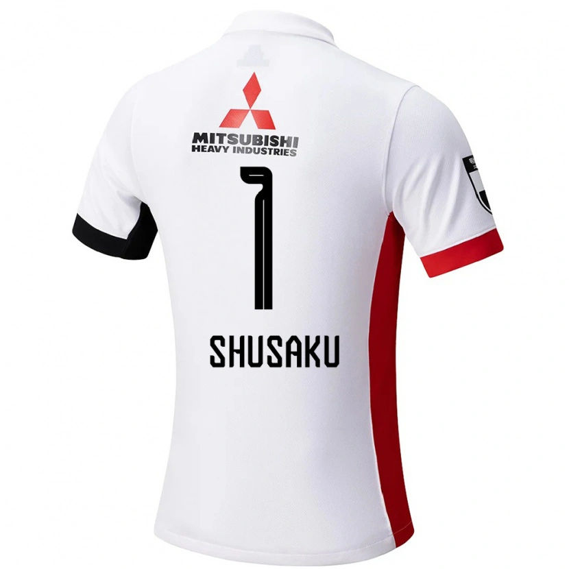 Danxen Dětské Shusaku Nishikawa #1 Červená Bílá Daleko Hráčské Dresy 2025/26 Dres